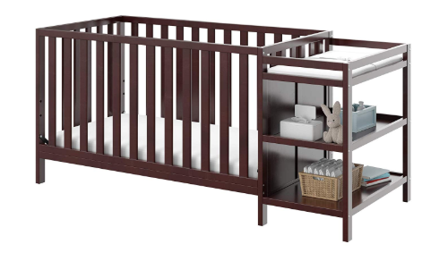 Storkcraft Pacific 4-in-1 Convertible Crib & Changer (espresso) $110 + Free Shipping