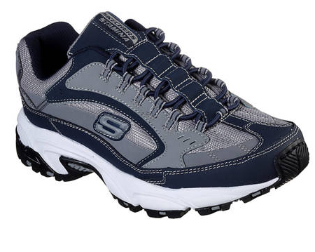 Skechers Men's Stamina Woodmer Sneakers (navy) $20, New Balance Women's Arishi Running Shoes (black) $20 adidas Women's Lite Racer Shoes (blue) $26 & More + Free Ship on $49+