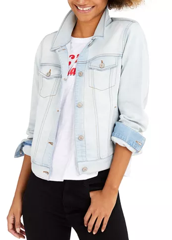 Rewash Women's/Juniors Denim Jacket $12, Style & Co Women's Plus Size Bungee Cargo Capri Pants (various) $11.04 & More + Free S/H on $25+
