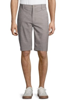 Hollywood Men's Shorts: Stretch Chambray Flat Front Shorts (2 colors, sizes 30, 34, 36) $6, Yarn Dye Dobby Stripe Shorts (2 colors) $7.50 & More + Free S/H on $35+