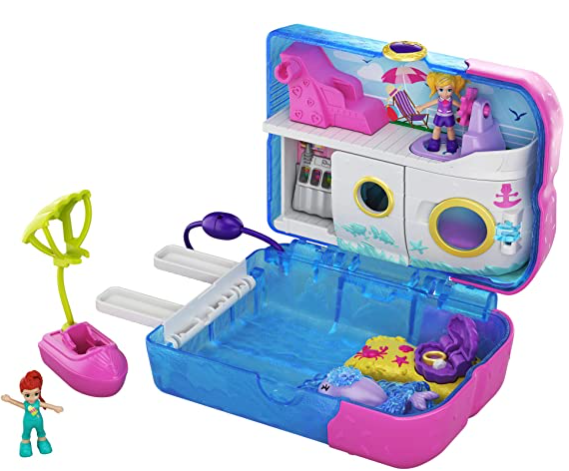 Polly Pocket World Sweet Sails Cruise Ship Compact Playset $9.76 & More + Free S/H w/ Prime or Free S/H on $25+