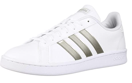adidas Women's Grand Court Sneakers (White/Silver) $23.73 & More + Free Shipping on $49+