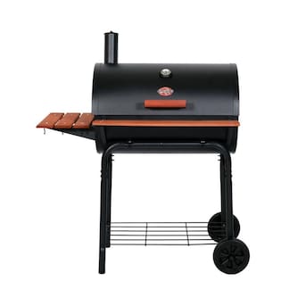 Char-Griller Super Pro; 30-in Black Barrel Charcoal Grill   $99.00
