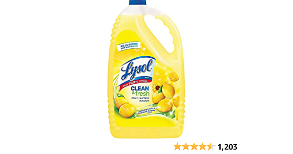 $15.30 Lysol Clean & Fresh Multi-Surface Cleaner, Lemon & Sunflower, 144oz (9lbs) via Amazon - $15.30