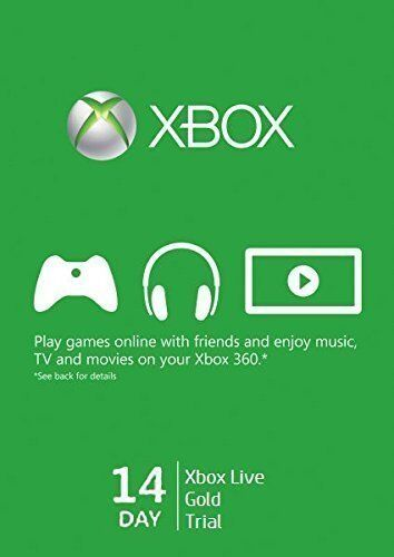 XBOX Live 14 Days Gold Trial Card Global $2.71(YMMV)