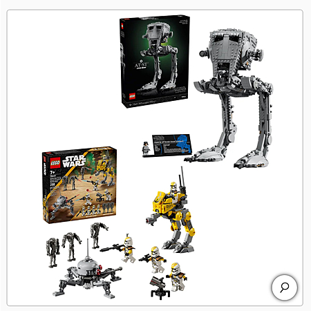 Costco Members: LEGO Star Wars Bundle: AT-ST &  Star Corps Clone Troopers Set $150 + Free S/H