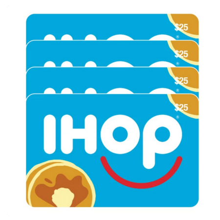 Costco Members: 4-Pack $25 IHOP eGift Cards (Email Delivery) $75 