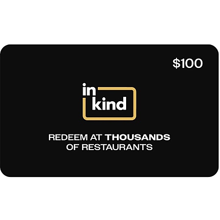 Costco Members: $100 inKind eGift Card (Email Delivery)