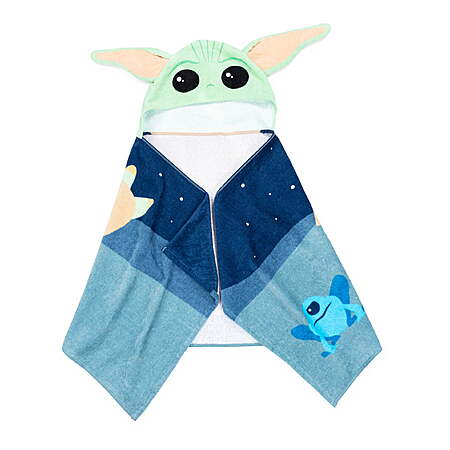 Kids Cotton Hooded Towel, 22" x 51" (Baby Yoda, Stitch, Toy Story, & More) - from $13.44