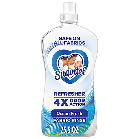 $4.68 + $3 Walmart Cash - Suavitel Refresher Fabric Rinse, 25.5  fl oz (Ocean Fresh or Floral Fresh)