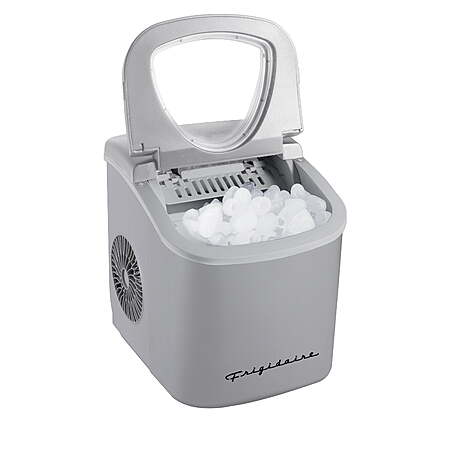 Frigidaire 26 lbs. Retro Bullet Ice Maker, Countertop Ice Machine, Silver or Black $68.32 @Walmart