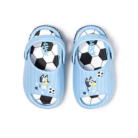 Bluey Toddler Boys Soccer Print Slip On Sandal Clog