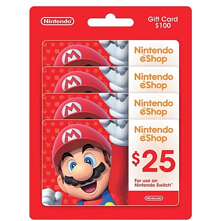 Costco Members - 20% Off Nintendo eGift Cards - Digital Delivery $79.99