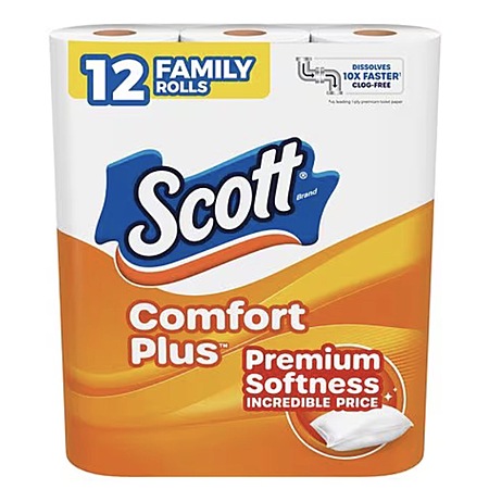 Scott Comfort Plus Toilet Paper
