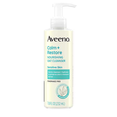 $8.97: $5 Walmart Cash + Aveeno Calm + Restore Nourishing Oat Face Cleanser, 7.8 Fl oz