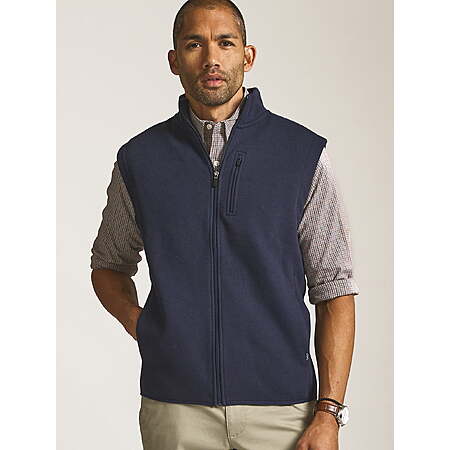 Chaps Men’s and Big Men’s Everyday Performance Norwell Sweater Fleece Vest, Sizes S–2XL (2 colors) - from
