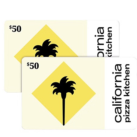 Costco Members - California Pizza Kitchen Two $50 eGift Cards ($100 Value)