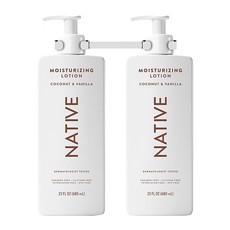 YMMV - Costco Members - Native Moisturizing Lotion Coconut & Vanilla, 23 fl oz, 2-pack - $9.97 (in-store only)