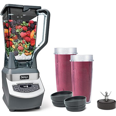 Ninja Blender Pro+, 1100W, 72oz Pitcher, 2 Cups, BL660