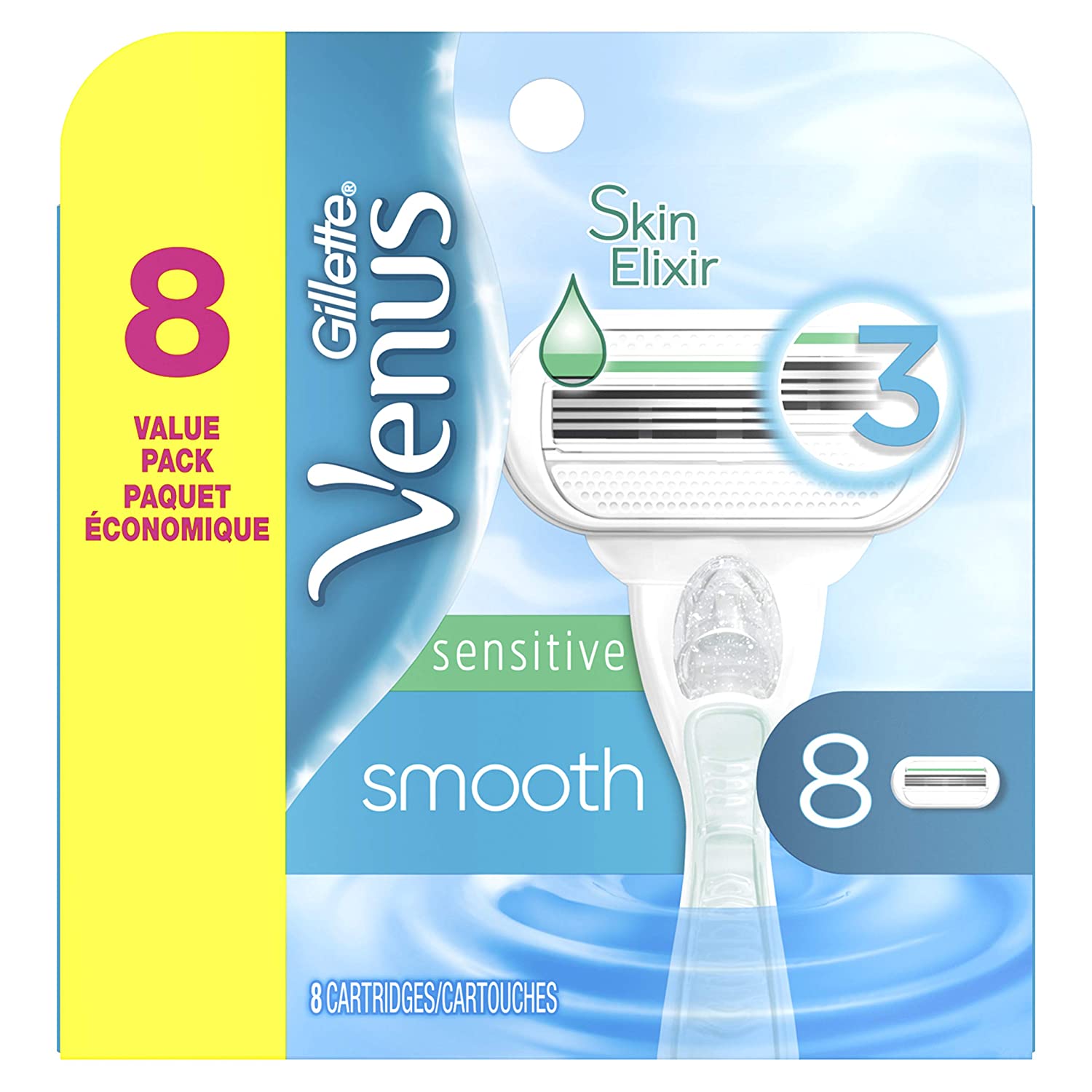 Amazon: Gillette Venus Smooth Sensitive Women's Blade - 8 Refills $16.06 & MORE