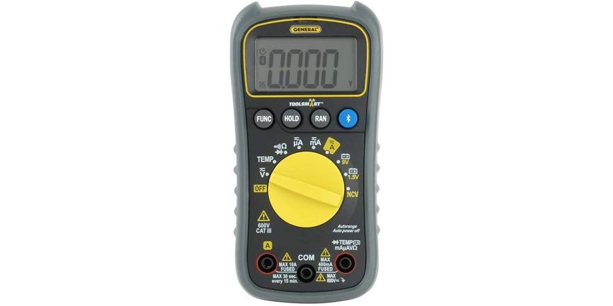 General Tools TS04 ToolSmart Bluetooth Connected Digital Multimeter $22.99