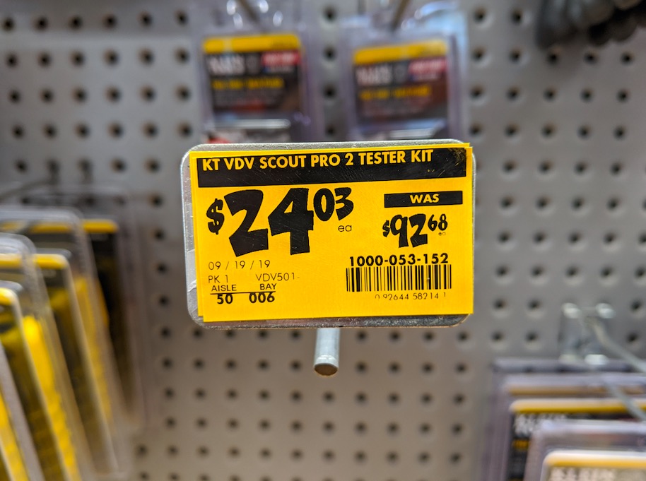 Klein Tools VDV Scout Pro 2 Tester Kit $24.03 - Home Depot Clearance B&M YMMV