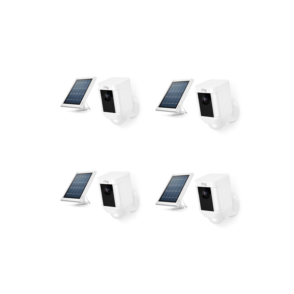 4-Pack Ring Spotlight Cam Battery + Solar Panels $560.88