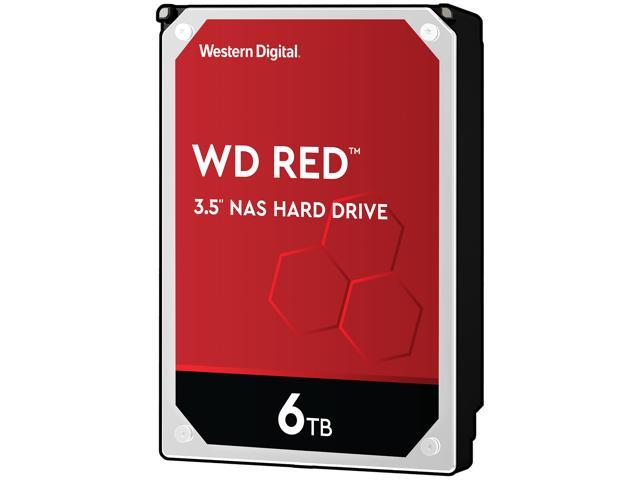 WD Red 6TB NAS Hard Disk Drive - 5400 RPM Class SATA 6Gb/s 256MB Cache 3.5 Inch - WD60EFAX $129.99