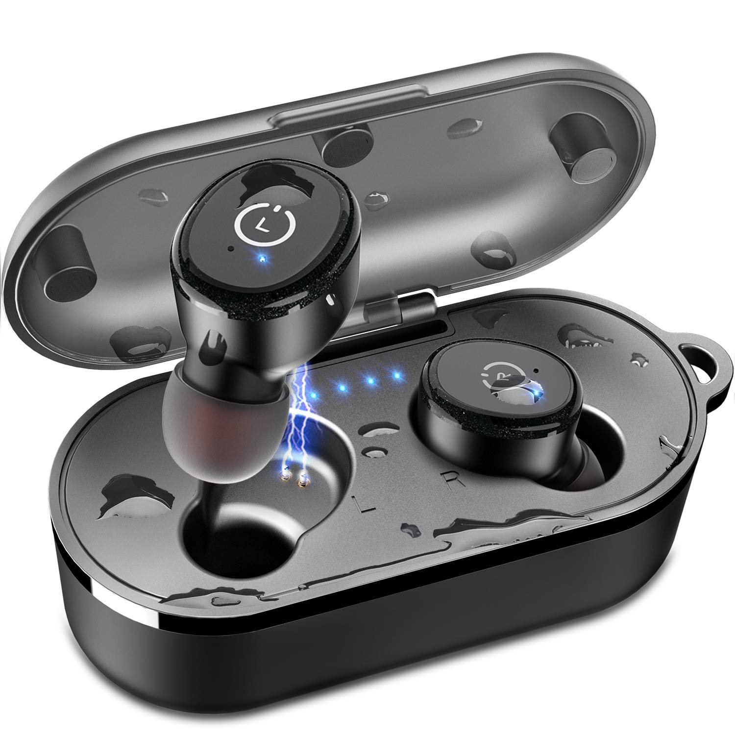 TOZO T10 Bluetooth 5.0 Wireless Earbuds with Wireless Charging Case - 20% OFF $31.99