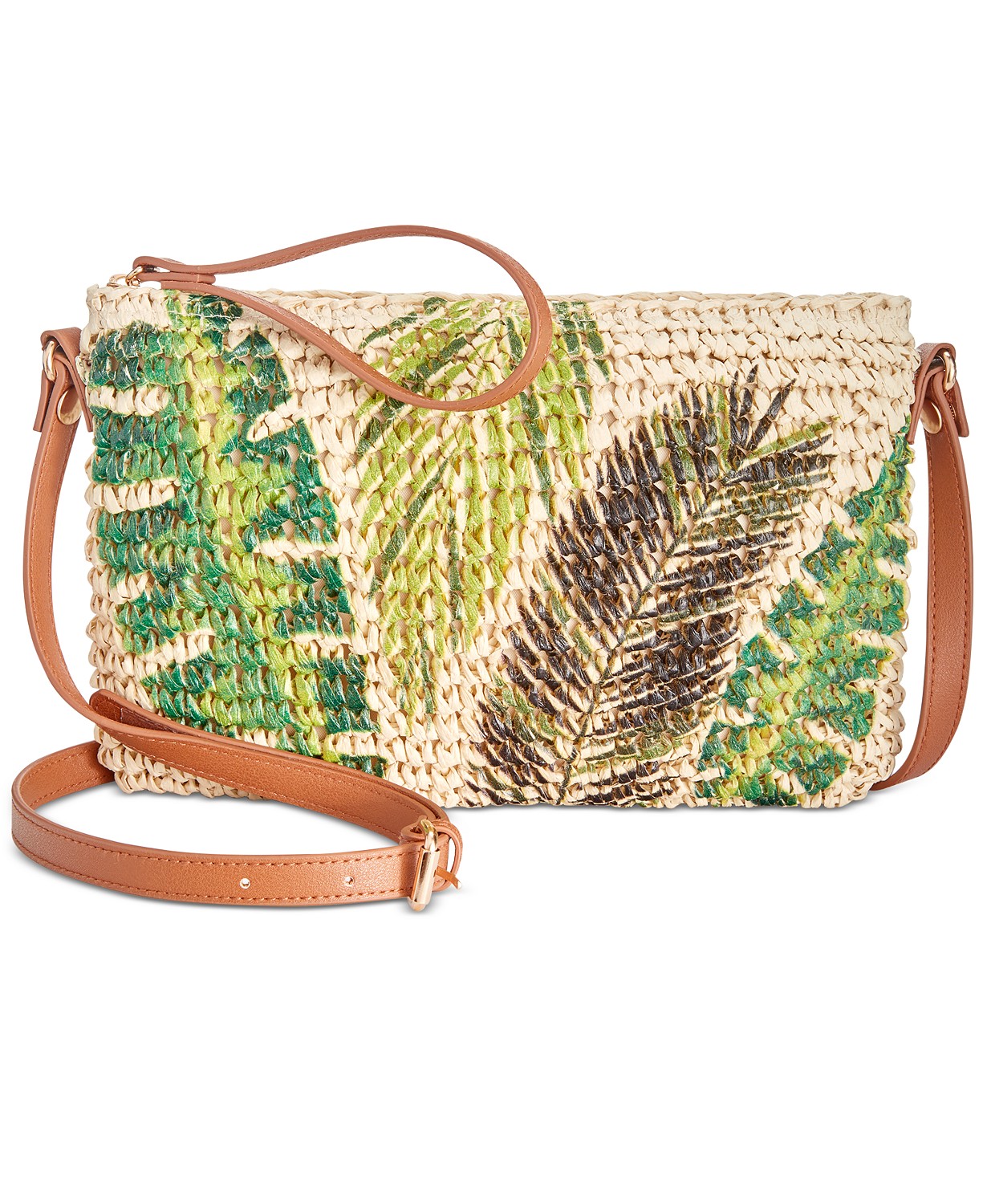 Women's Handbags & Accessories: INC Tropical Straw Crossbody $11.76, Tommy Hilfiger Smooth Dome Backpack $58.93 & More + F/S on $25+