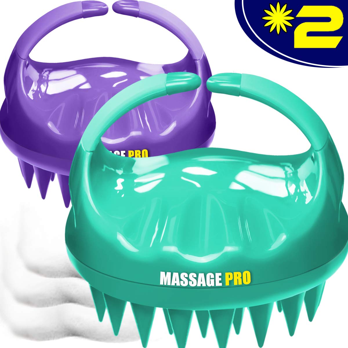 2-Pack Cbiumpro Scalp Massager & Hair Shampoo Brush $5.40 + Free Shipping w/ Prime or on orders $25+