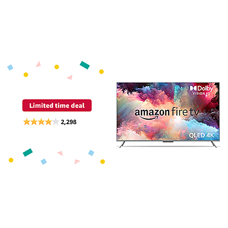 Amazon Fire TV 65" Omni QLED Series 4K UHD smart TV, Dolby Vision IQ ...
