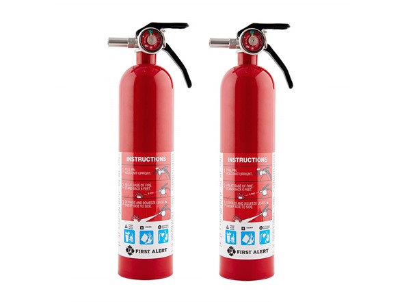 Woot!: 45% OFF on First Alert HOME1 Rechargeable Standard Home Fire Extinguisher (2-Pack) $32.99