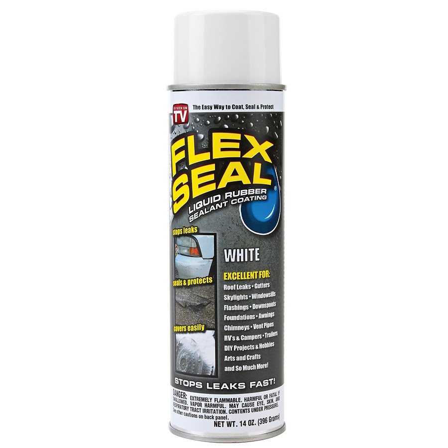 Flex Seal - Liquid Rubber Sealing Coating Spray Can - White - $8.97