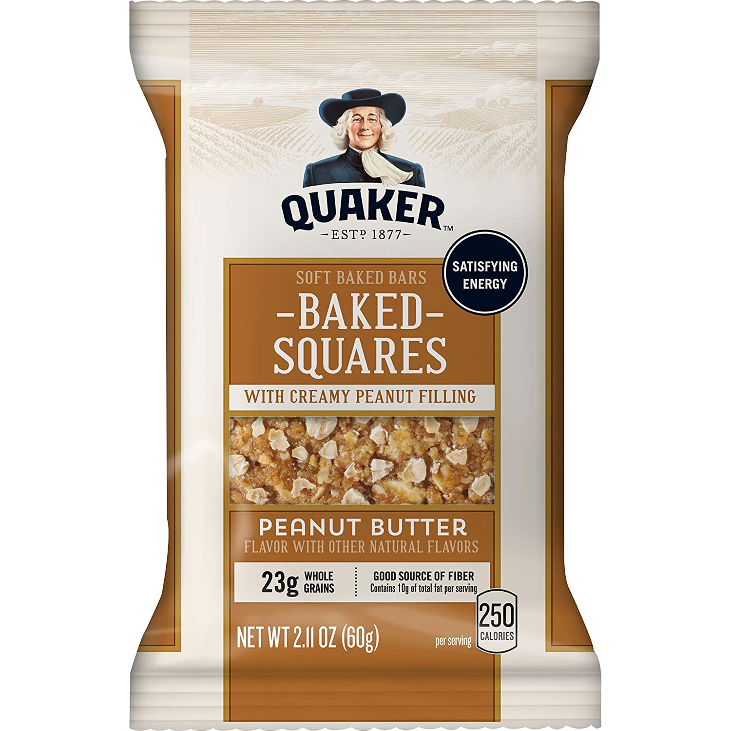 Quaker Baked Squares, Soft Baked Bars, Peanut Butter & Blueberry, 5 Bars (Pack of 4) as low as $8.82