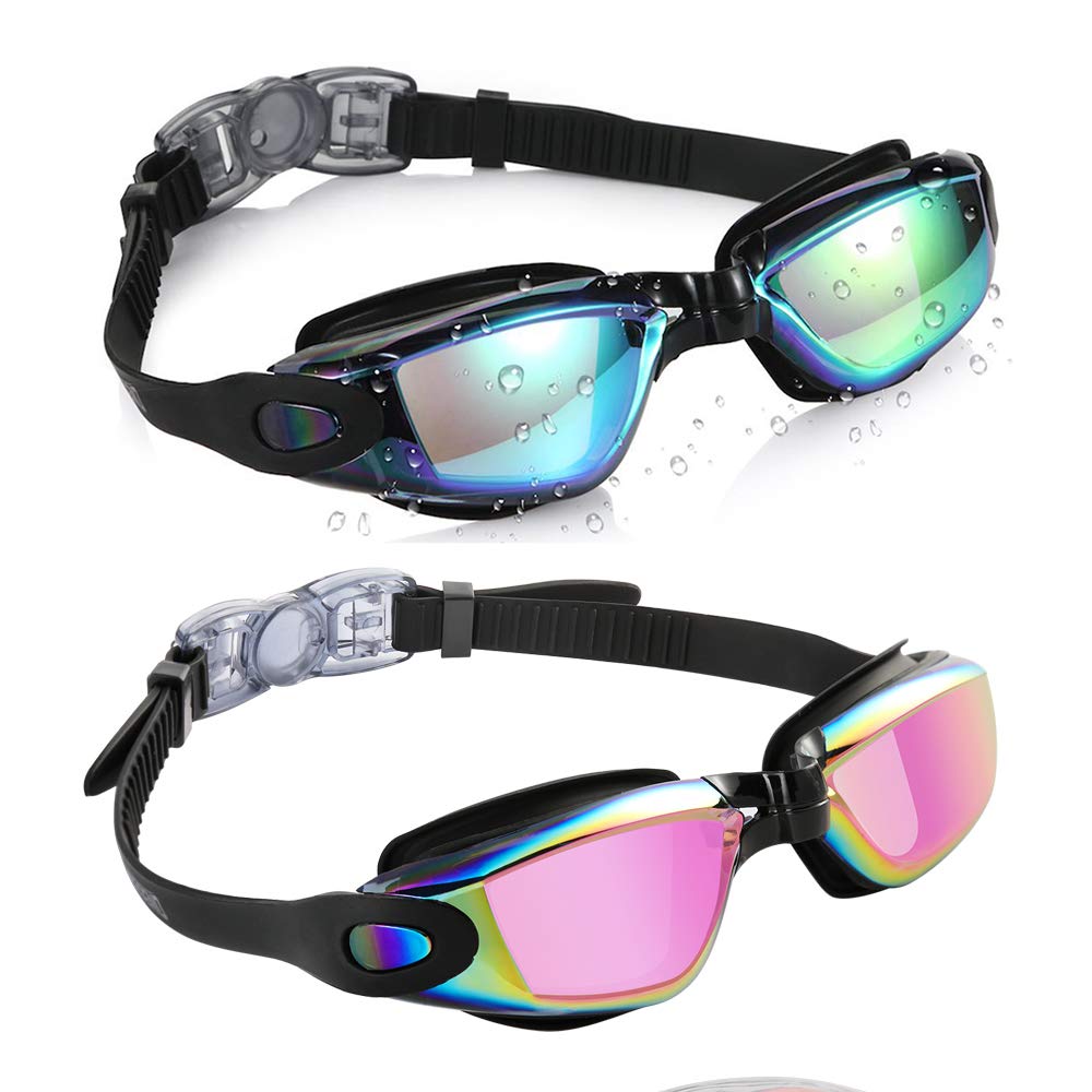 Aegend Swimming Goggles, 2-Pack  $8.99