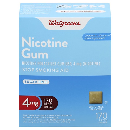 Walgreens has Nicotine Gum, 4mg Original 340 pieces for $32.48 after coupon and Free Shipping