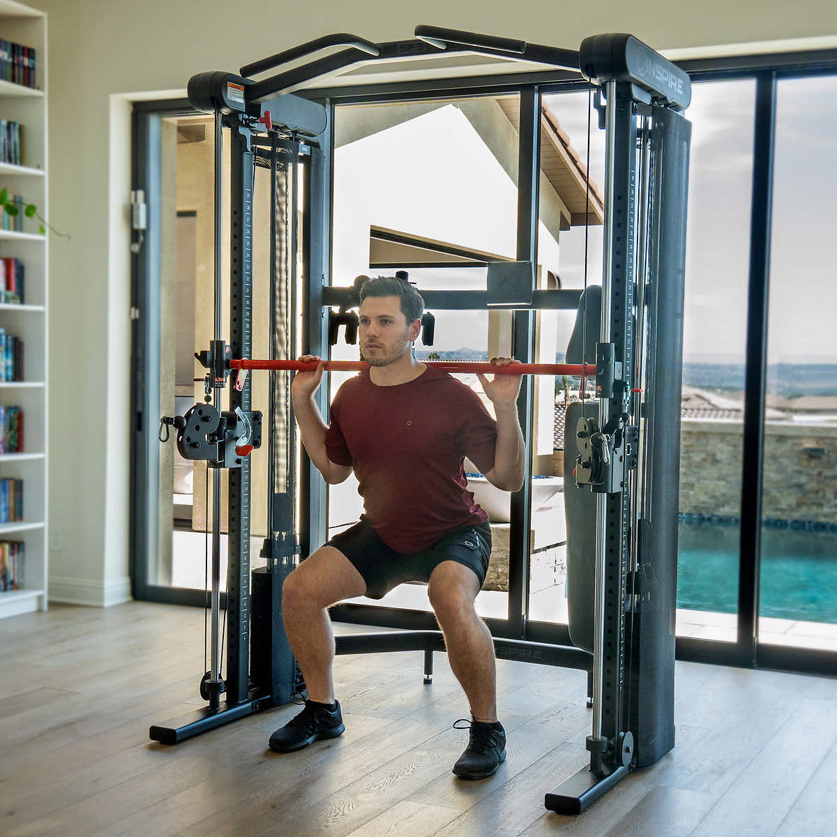 Costco Inspire Fitness SF3 Smith Functional Trainer with Folding Bench and 1 Year Inspire Fitness App 1699.99