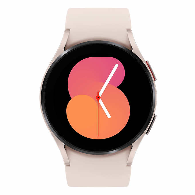 Costco Samsung Galaxy Watch5 40mm Smartwatch with Pink Strap 79.99 B M
