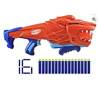 Prime Day Deal - 65% off NERF Wild Lionfury, Easy Play Dart Blaster, 16 Nerf Elite Darts, Nerf Blaster Lion Toys for 6 Year Old Boys & Girls & Up, Outdoor Toys $6.99