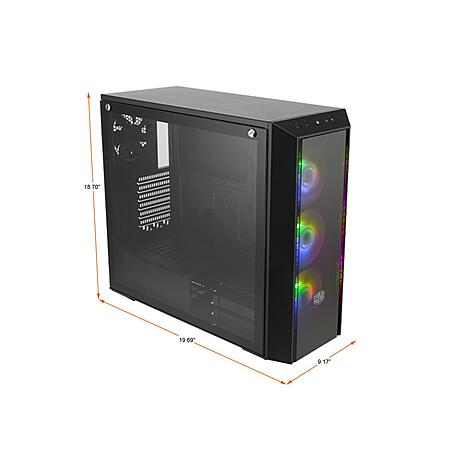 Cooler Master MasterBox Pro 5 ARGB Tempered Glass Mid-Tower Case (AR) $70