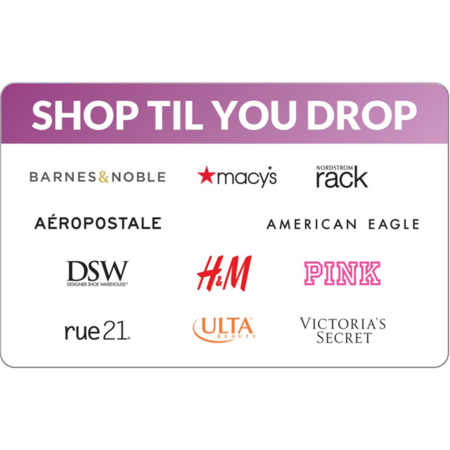 Choose Your Card – Shop Til You Drop $50 Gift Card (Email Delivery) $42.5