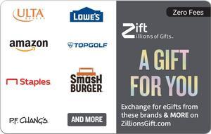 $50 Zift Zillions Gift Card (Email Delivery) $42.5