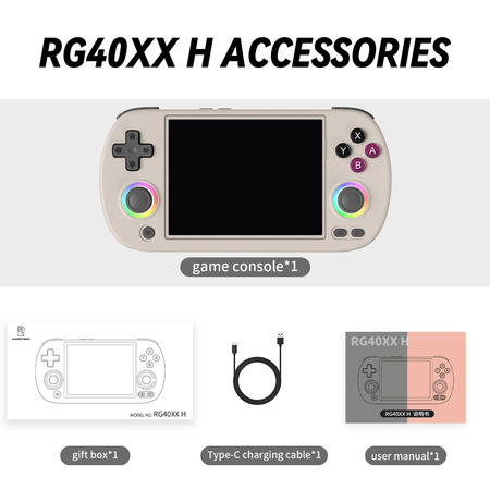 Anbernic RG40XX H Retro Game Emulation Handheld w/ TV-out & Bluetooth Controller Support - $43.65 + Free U.S. Shipping @ AliExpress