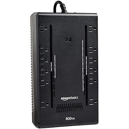 12-Outlet Amazon Basics  800VA/450W UPS Battery Backup & Surge Protector $55.15 + Free Shipping