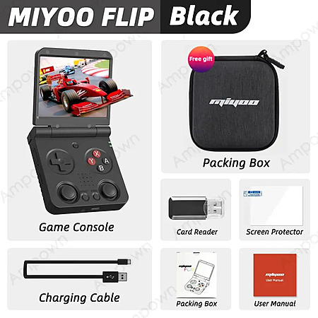 Miyoo Flip V2 Clamshell Retro Gaming Handheld - $32.41 + Free U.S. Shipping - AliExpress