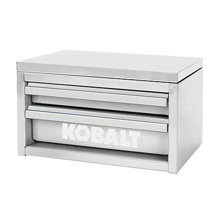 Kobalt Portable Toolbox (Various Colors): 3-Drawer $27, 2-Drawer