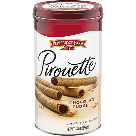 13.5-Oz Pepperidge Farm Pirouette Creme Filled Wafers (Various) $4.90 w/ S&S