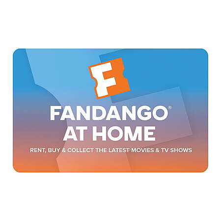 $25 Fandango at Home eGift Card (Email Delivery) $20 @ Walmart