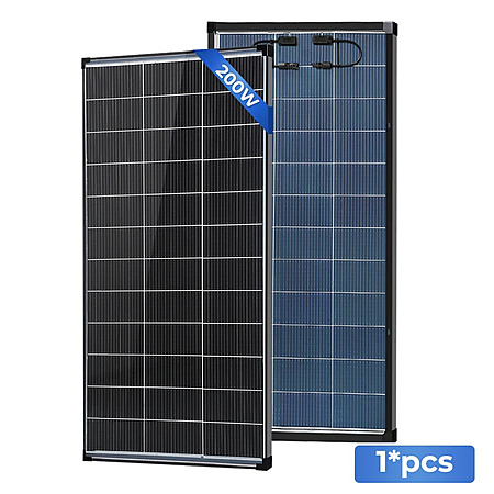 200W AeternaSol N-Type 18BB Bifacial Solar Panel $59.95 + Free S&H